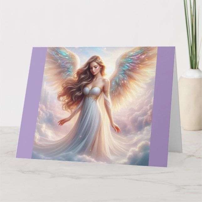 Tarjeta de felicitación Angel (Anverso)
