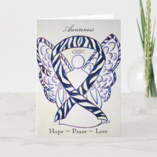 Tarjeta de felicitación Angel de Cinta de Concienc