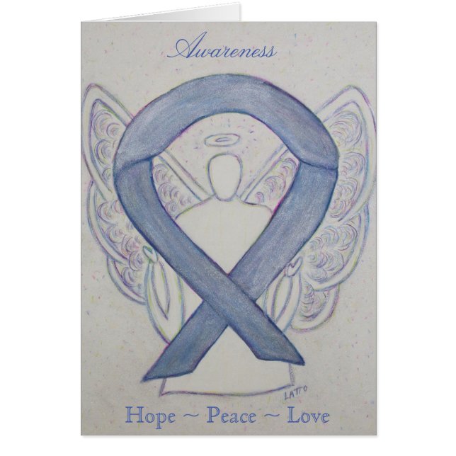 Tarjeta de felicitación Angel de la cinta de sensi (Frente)