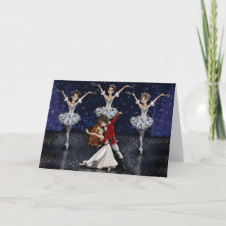 Tarjeta de felicitación Anime Nutcracker Snowflake