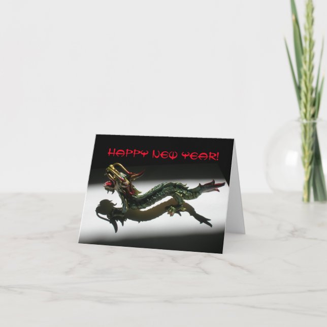 Tarjeta de Felicitación - Año Nuevo del Dragón (Anverso)