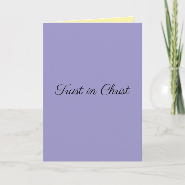 Tarjeta de felicitación "Ansiado" (Anverso)
