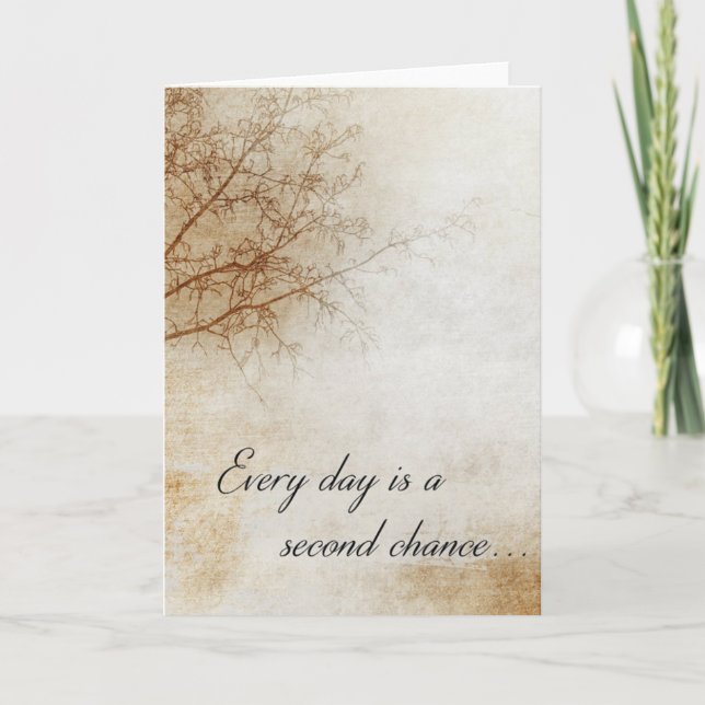 Tarjeta de felicitación/apenas porque tarjeta (Anverso)