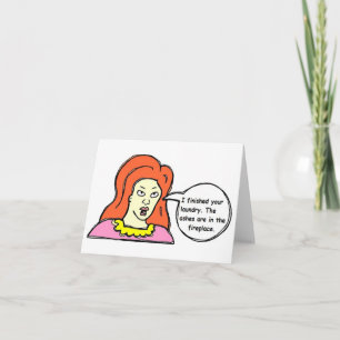 Tarjeta de felicitación/apenas porque tarjeta -