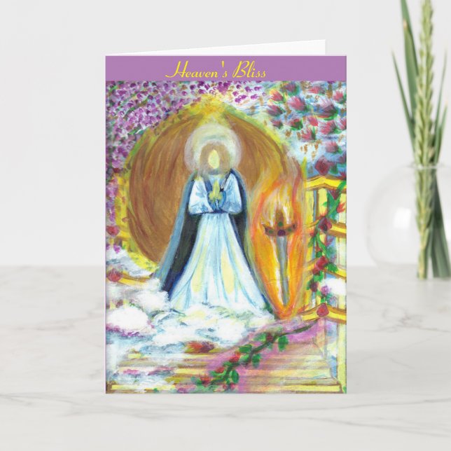 Tarjeta de felicitación Archangel Uriel (Anverso)