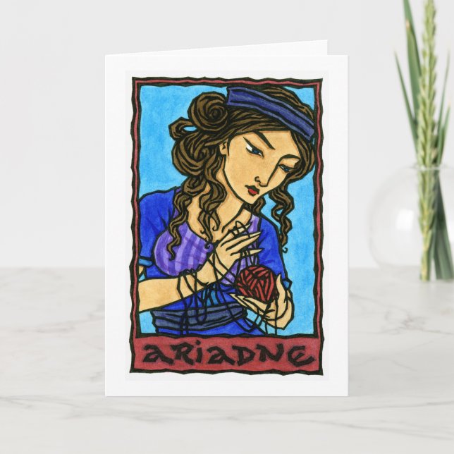 Tarjeta de felicitación Ariadne (Anverso)