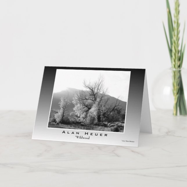 Tarjeta de felicitación ART WEST - "Wildwood" (Anverso)