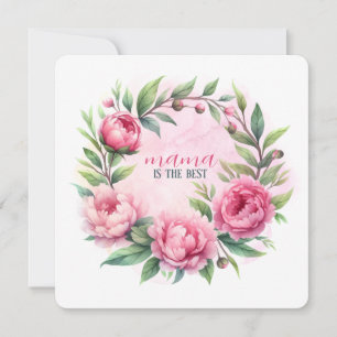 Tarjeta de felicitación Arte Imprimir "mamá es lo 