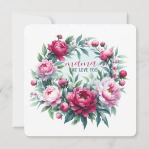 Tarjeta de felicitación Arte Imprimir "mamá te que