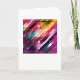 Tarjeta de felicitación artística abstracta - temá