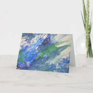 Tarjeta de felicitación ascendente de la "resaca"