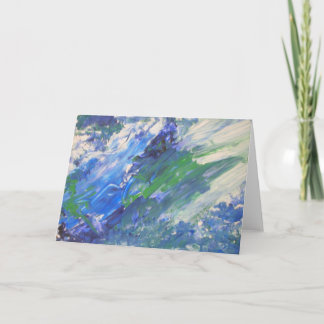 Tarjeta de felicitación ascendente de la "resaca"