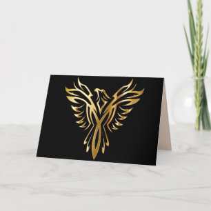 tarjeta de felicitación ascendente phoenix