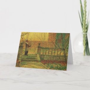 Tarjeta de felicitación Atkinson Grimshaw Otoño de