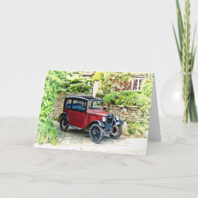 Tarjeta de felicitación Austin 7 (Anverso)