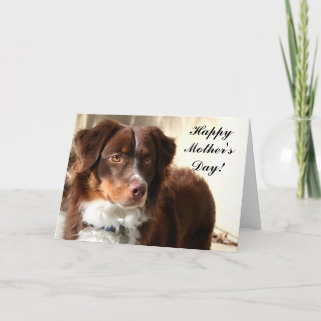 Tarjeta de felicitación australiana del Día de la  (Anverso)