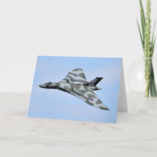 Tarjeta de felicitación Avro Vulcan B.2 (Anverso)