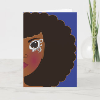 Tarjeta de felicitación (azul) de I'Lythia