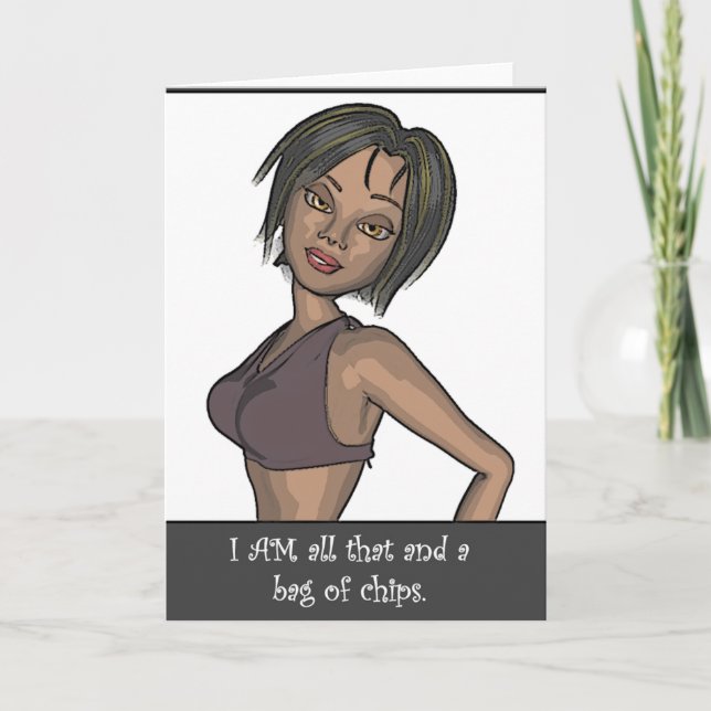 Tarjeta de felicitación Bag of Chips (Anverso)