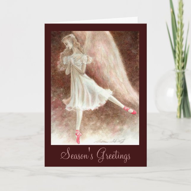 Tarjeta de felicitación Ballet Holiday (Anverso)