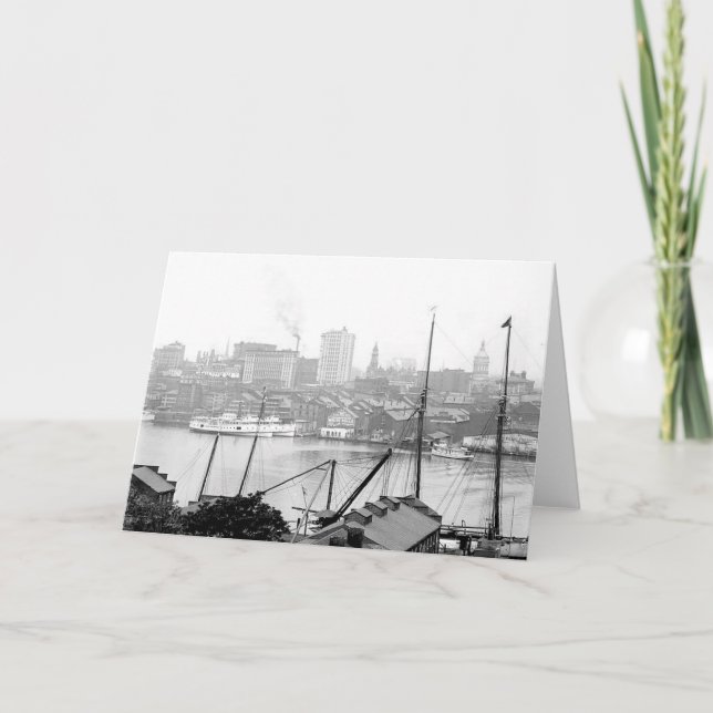 Tarjeta de felicitación Baltimore Maryland 1903 (Anverso)