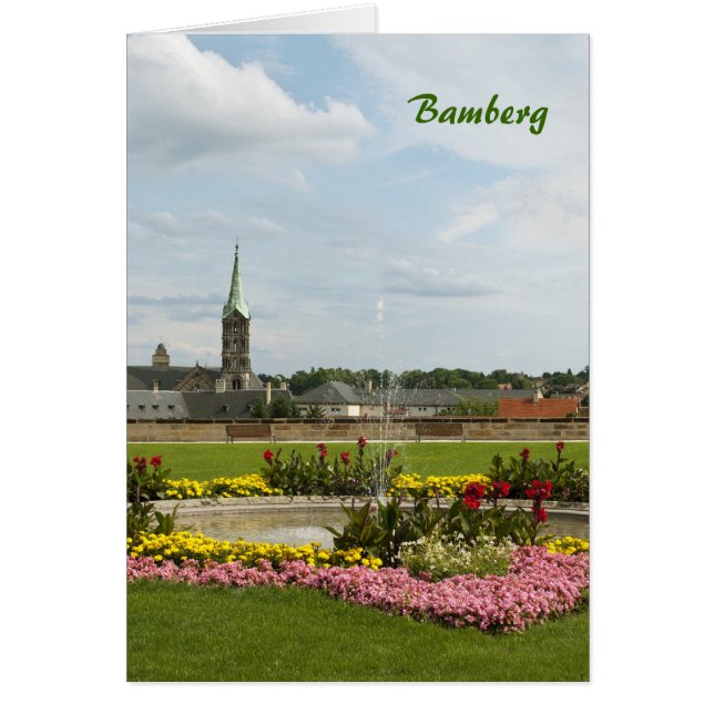 Tarjeta de felicitación Bamberg (Frente)