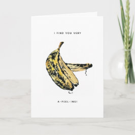 Tarjeta de felicitación Banana Peel El día de San