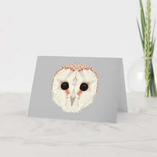Tarjeta de felicitación Barn Owl