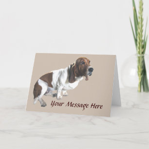Tarjeta de felicitación Basset Hound