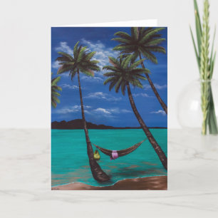 Tarjeta de felicitación Beach Nap