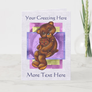 Tarjeta de felicitación Bearhug