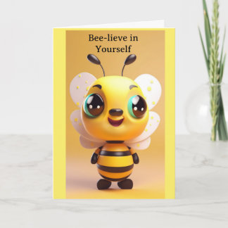 Tarjeta de felicitación Bee-lieve Honey Bee