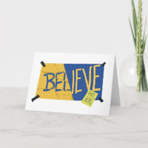 Tarjeta de felicitación Believe and Win