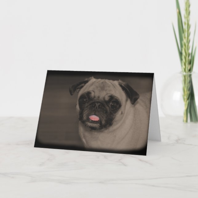 Tarjeta de felicitación Bella Donna (Anverso)