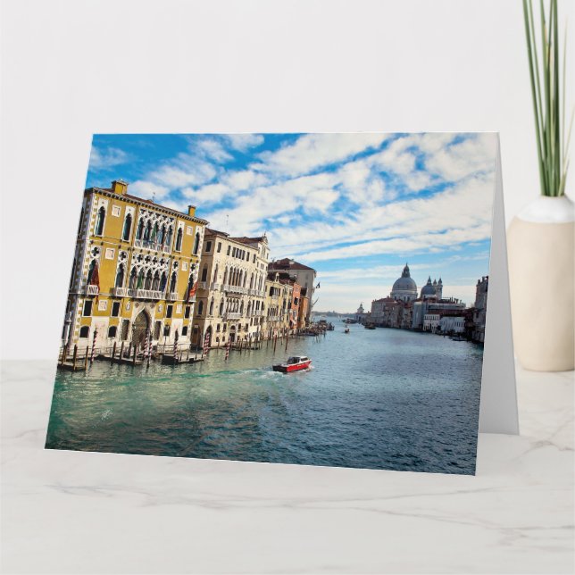 Tarjeta de felicitación BELLA VENEZIA Jumbo Size (Anverso)