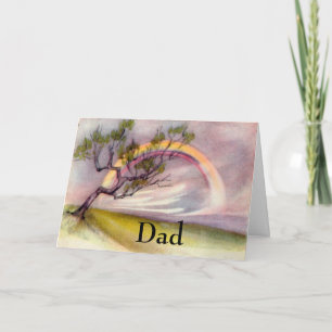 Tarjeta de felicitación bendecida del padre