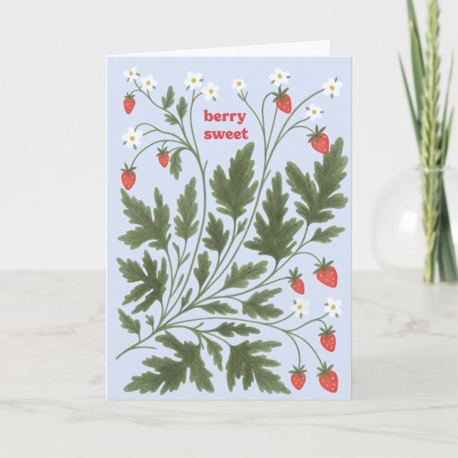 Tarjeta de felicitación Berry Sweet (Anverso)