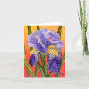 Tarjeta de felicitación 'Big Iris'