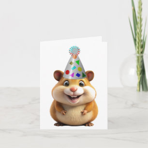 Tarjeta de felicitación Birthday Hamster