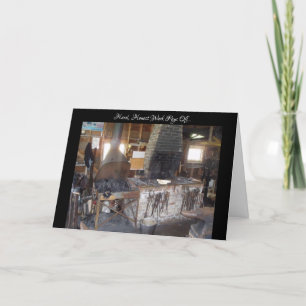 Tarjeta de felicitación "Blacksmith Shop"