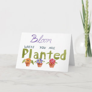 Tarjeta de felicitación Bloom