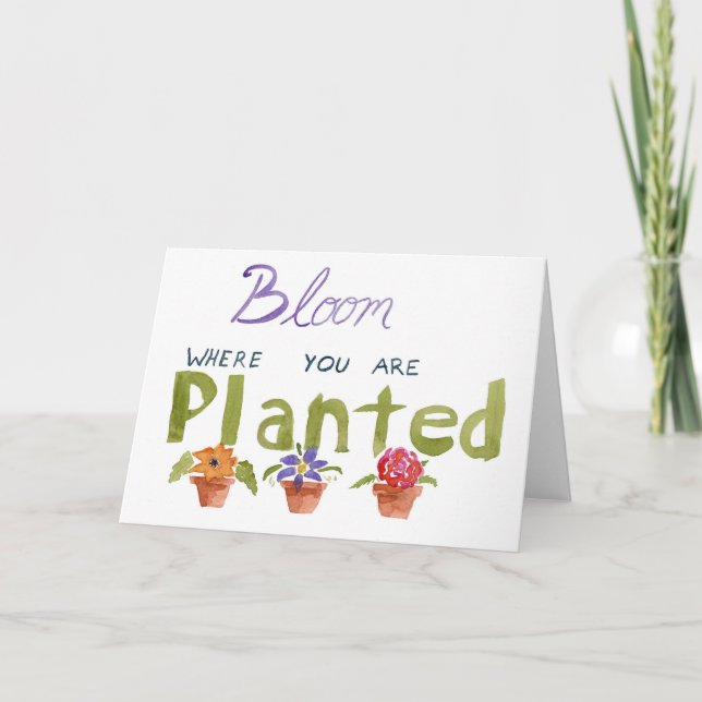 Tarjeta de felicitación Bloom (Anverso)