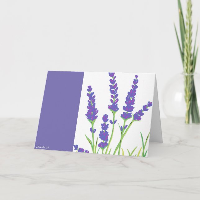 Tarjeta de felicitación Bluebonnets (Anverso)