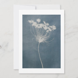 Tarjeta de felicitación Boho Blue Flower