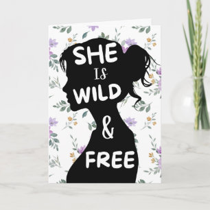 Tarjeta de felicitación boho caprichosa
