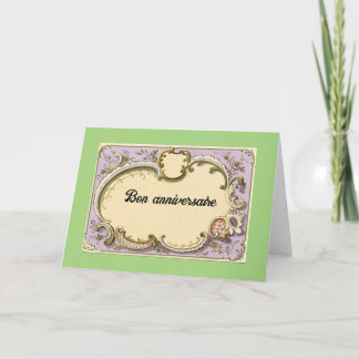 Tarjeta de felicitación Bon Anweeyaire (Feliz Cump