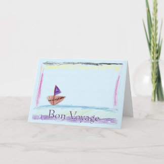 Tarjeta de felicitación Bon Voyage