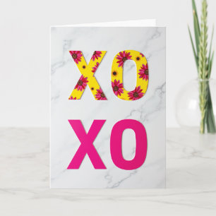 Tarjeta de Felicitación Botánica Xoxo