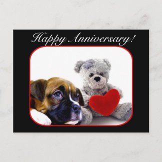 Tarjeta de felicitación Boxer de Feliz Aniversario