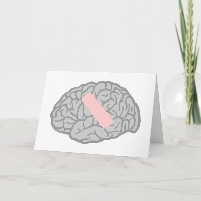 Tarjeta de felicitación Brain-Ache (Anverso)